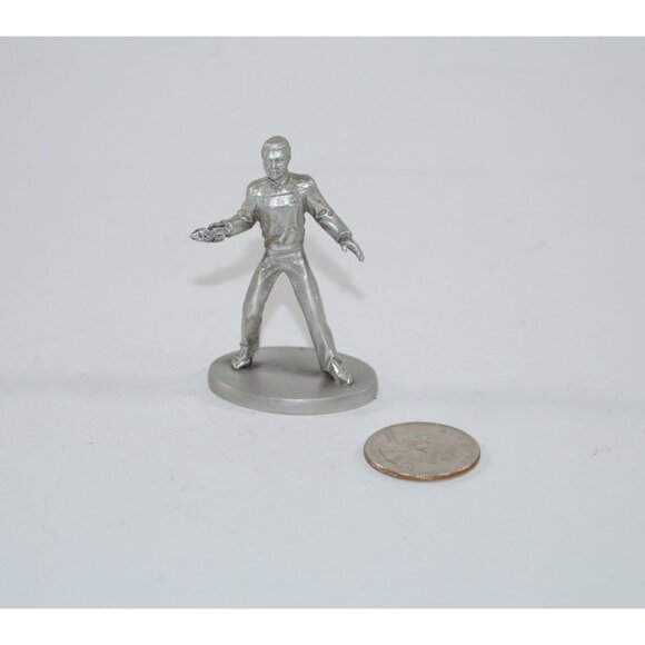 Star Trek Pewter Commander Riker 1993, Rawcliffe Pewter RF-1764, Star Trek - Picture 2 of 7